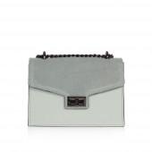 Geanta dama de umar din piele naturala DiAmanti Asti Grigio Chiaro Geanta dama de umar din piele naturala DiAmanti Asti Grigio Chiaro